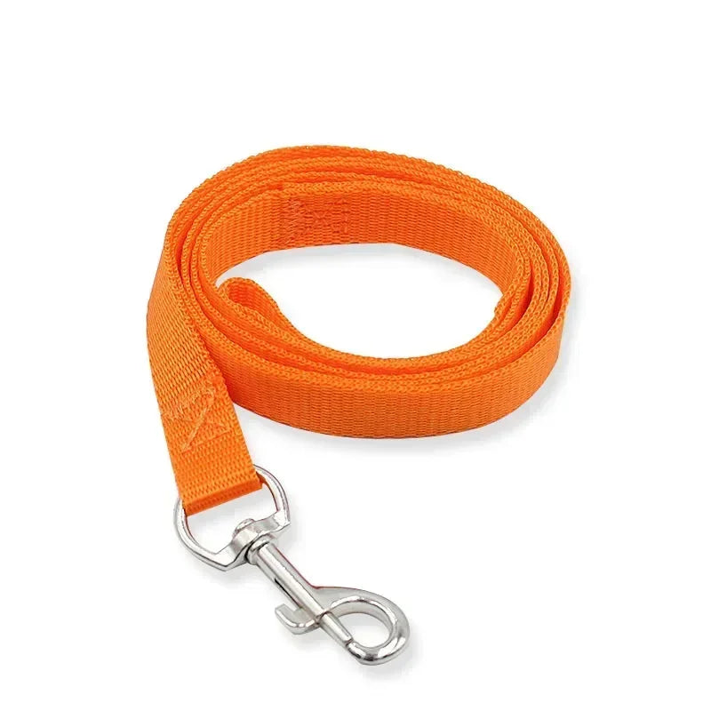 🌈 7-Color Nylon Dog Leash – Durable Training Lead for Daily Walking (1.5cm Width)