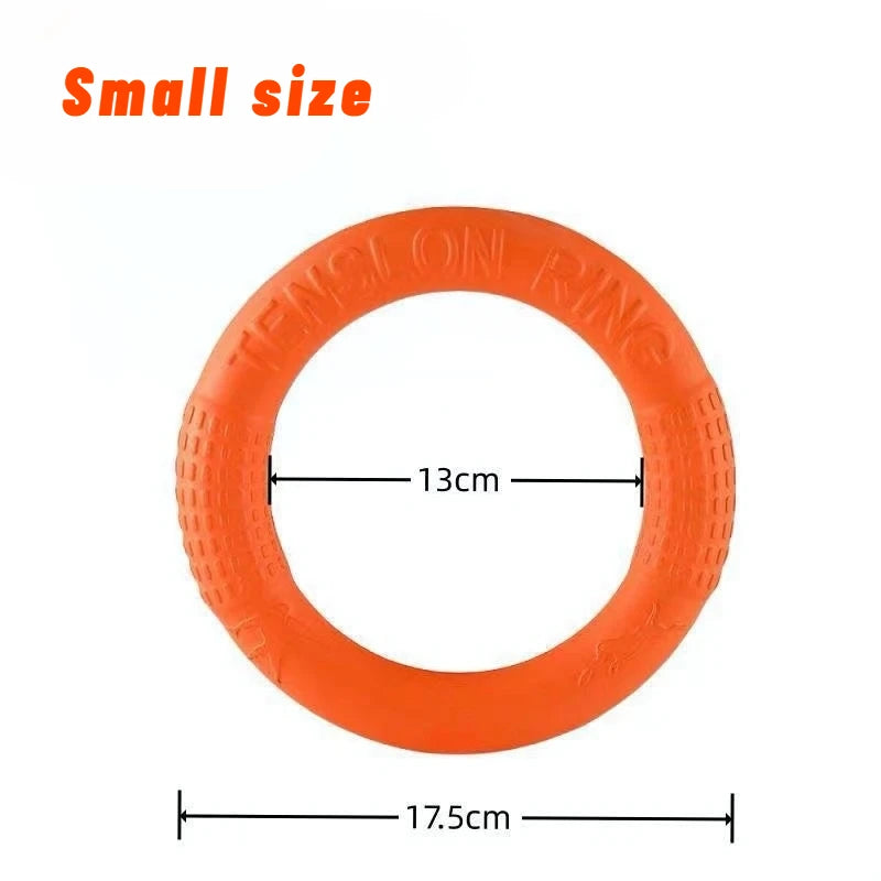TPR Flying Disk Dog Toy – Anti-Bite Training Ring & Floating Puller 🥏🐶