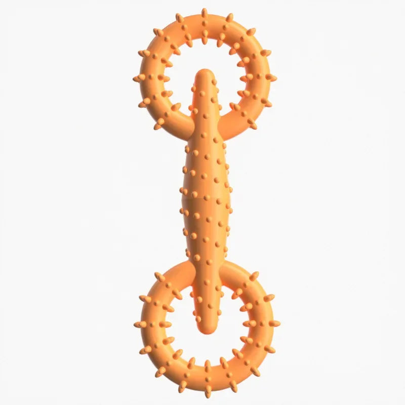 Indestructible Dog Pull Ring Toy – Interactive Chew Toy for Puppies, Teeth Cleaning & Boredom Relief