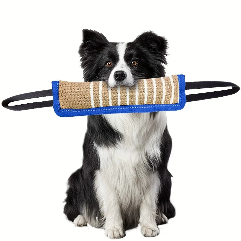 🦷 1Pc Durable Jute Dog Chew Toy – Bite-Resistant Teething Stick for Puppies & Adult Dogs 🐾💪