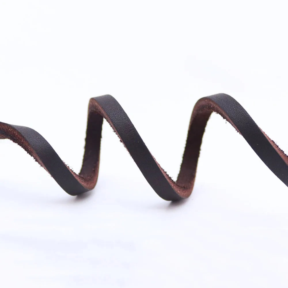 Handmade Genuine Leather Dog Leash – Lightweight Slender Leash for Small Dogs & Cats