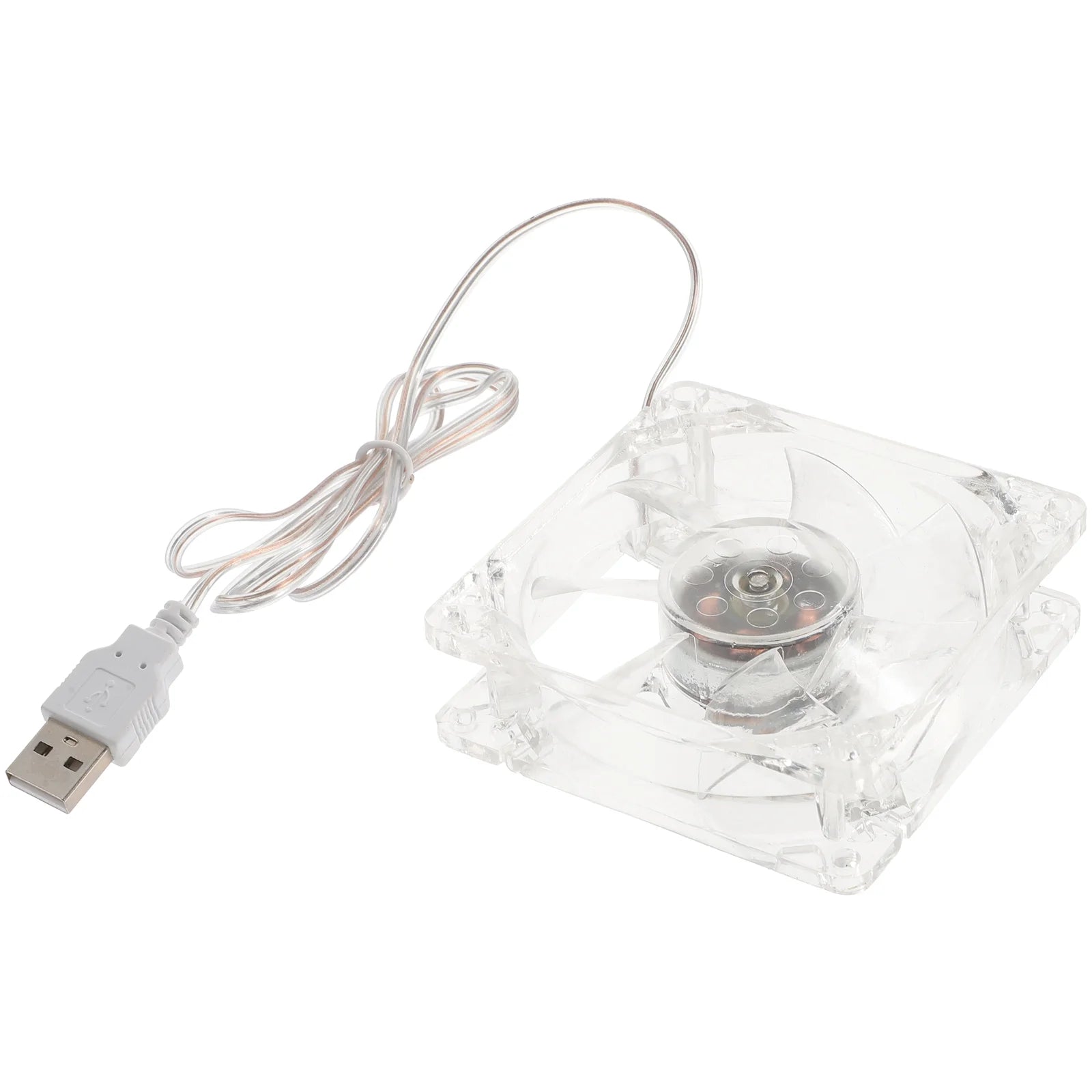 USB Cooling Fan for Hamster Cage – Portable Transparent Fan for Small Pet Enclosures