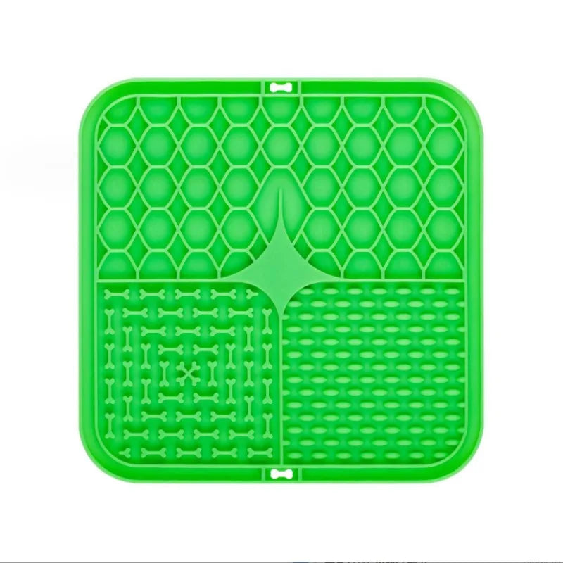 Pet Licking Pad – Slow Feeder Silicone Bowl for Dogs & Cats