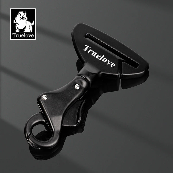 Truelove Pet Car Seat Belt Safety Buckle – TLM1993, Lightweight Aluminum Alloy for Collar or Harness, Portable Travel Restraint