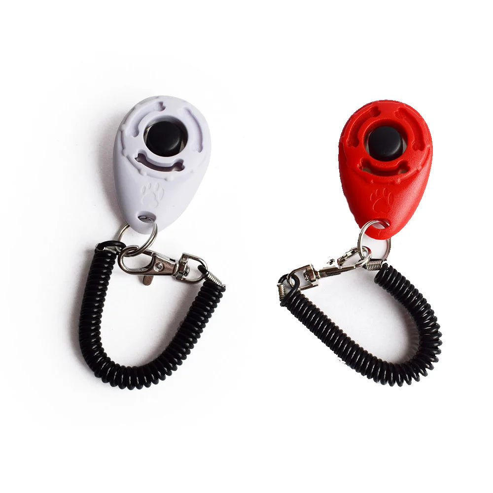 2-Pack Dog Training Clicker with Wrist Strap – Lightweight, Durable, Easy-to-Use Pet Clicker for Dogs, Cats, Birds & Horses