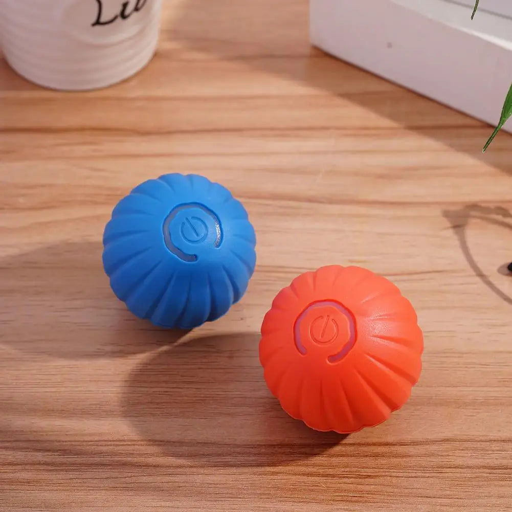 ⚽ Automatic Smart Moving Dog Toy Ball – Interactive Jumping Chew Toy (USB Rechargeable) 🐾💨