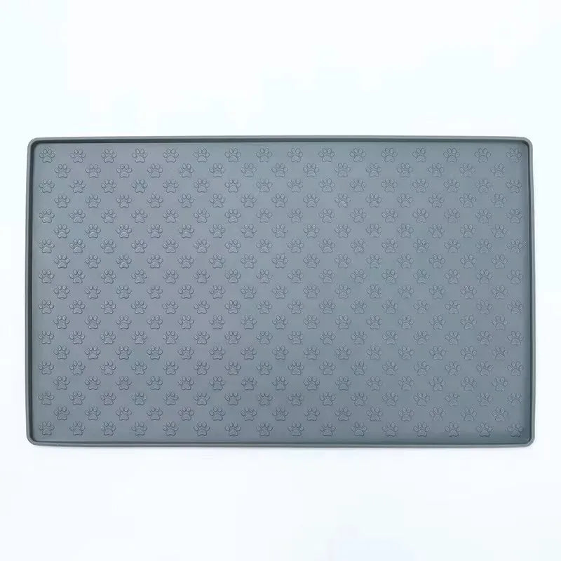 🐾 Silicone Waterproof Pet Feeding Mat – Non-Slip Food & Water Bowl Placemat for Cats & Dogs