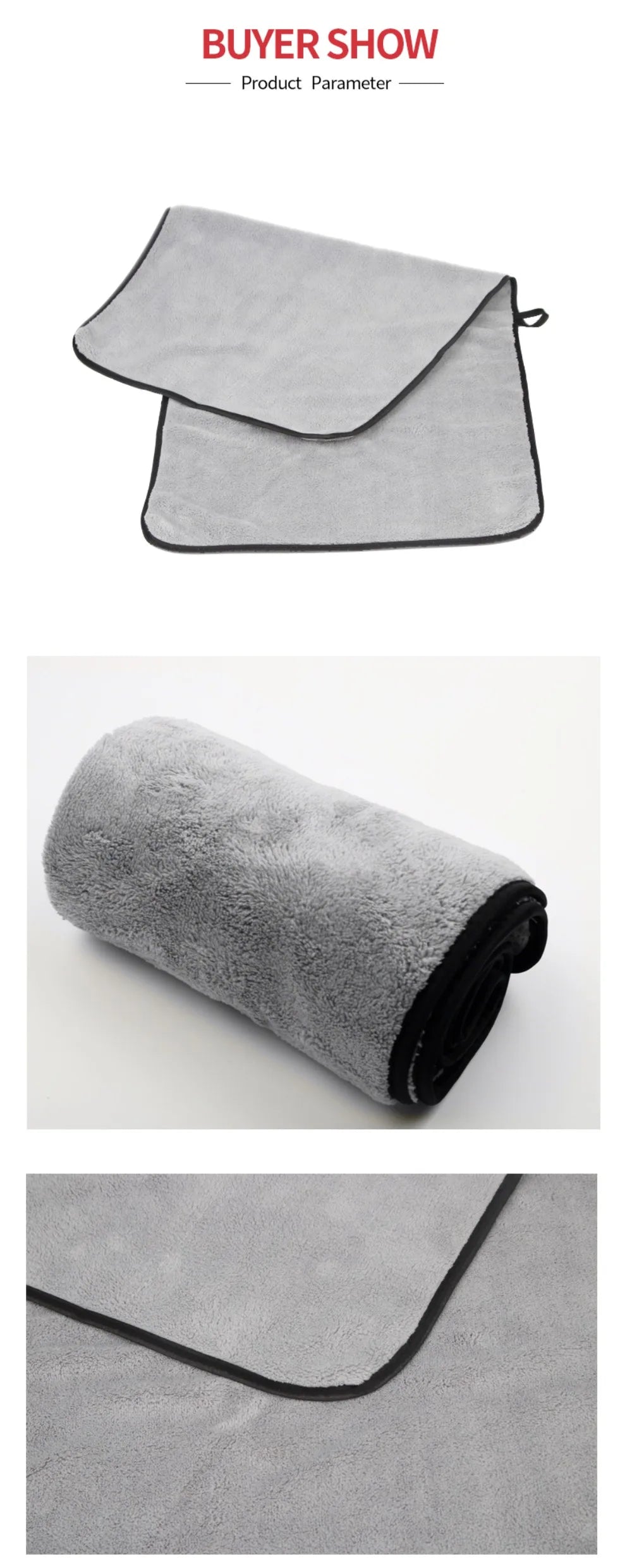 Microfiber Car Wash Towel – Fast-Drying, Extra Soft Auto Detailing Cloth