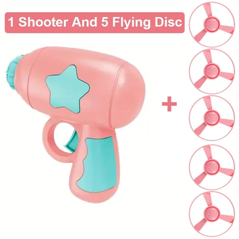 Interactive Mini Flying Disc Shooter Cat Toy – Pet Training & Chasing Game