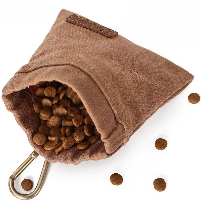 Dog Training Treat Pouch – Portable Outdoor Snack Bag for Pets with Oil-Resistant Interior