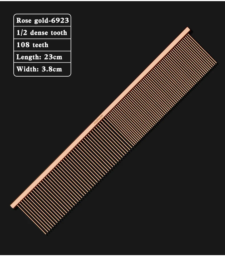 Pet Piano Comb – Dual-Sided Grooming Tool for Dogs & Cats | De-shedding & Knot Removal Brush