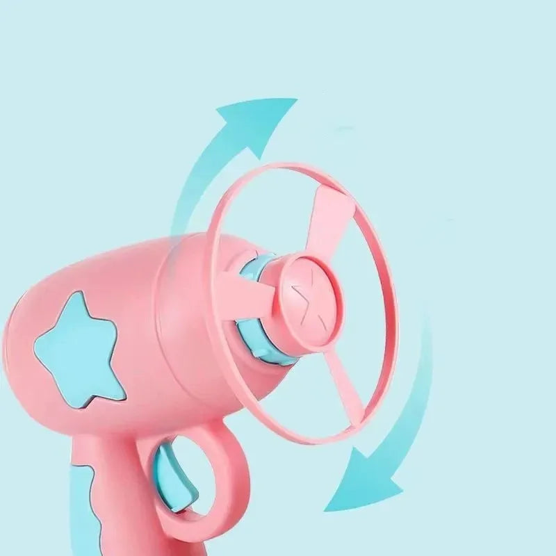 Interactive Mini Flying Disc Shooter Cat Toy – Pet Training & Chasing Game