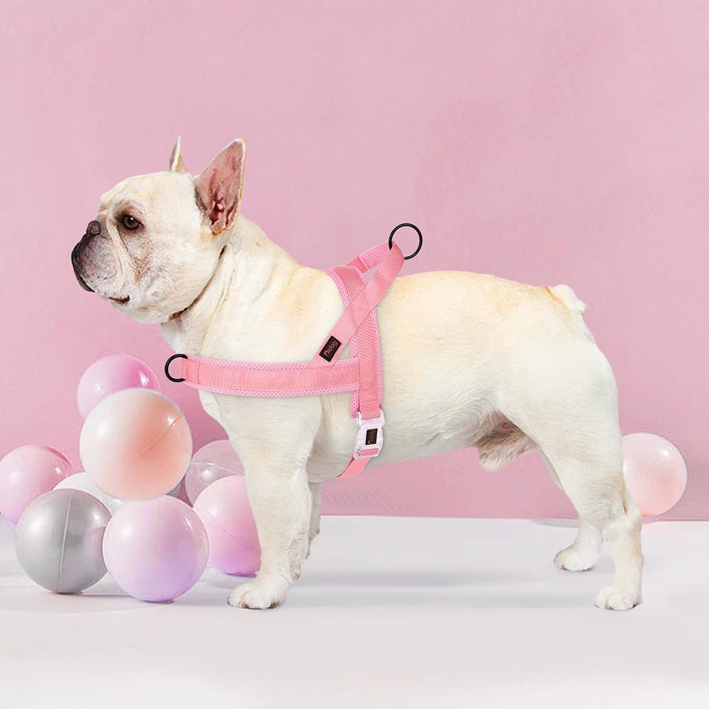 🐾 Soft No Pull Dog Harness – Padded Nylon Adjustable Vest