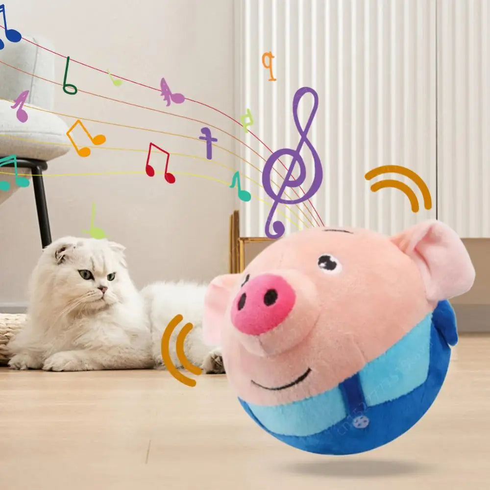 Talking Plush Ball Dog Toy – Interactive Bouncy Play 🧸🐾