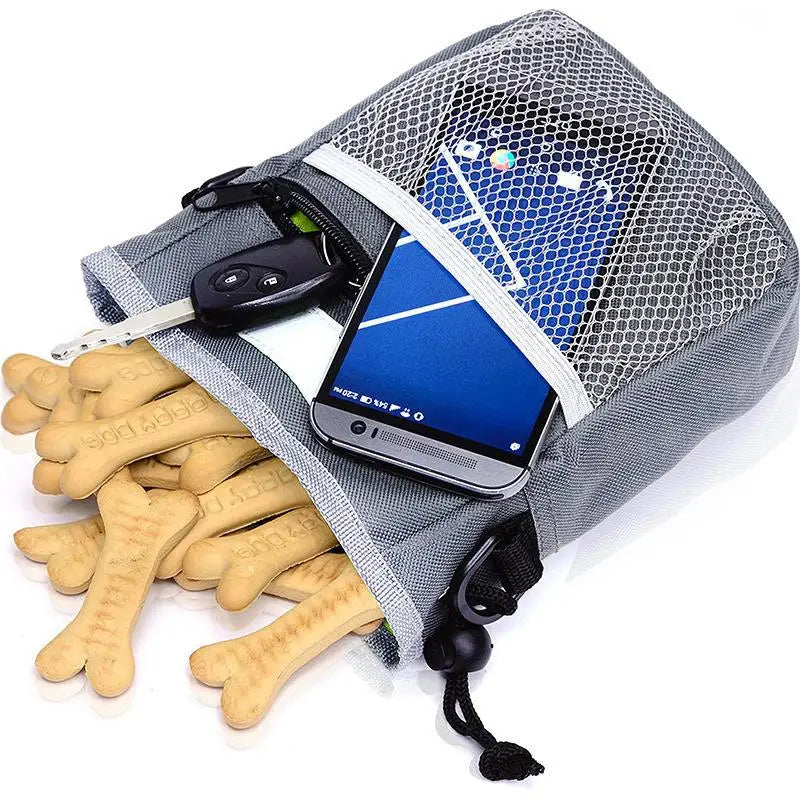 Portable Dog Training Waist Bag – Outdoor Pet Treat Pouch with Storage Pocket for Snacks, Bait & Rewards