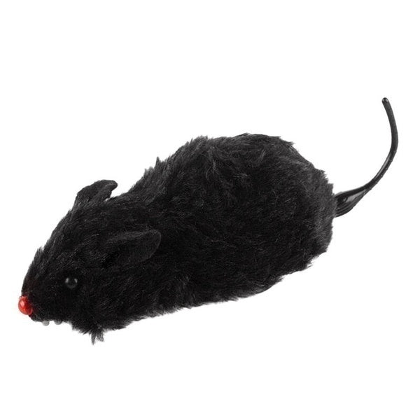 Lifelike Plush Running Mouse Toy for Cats & Dogs – Random Color, Fun Gift