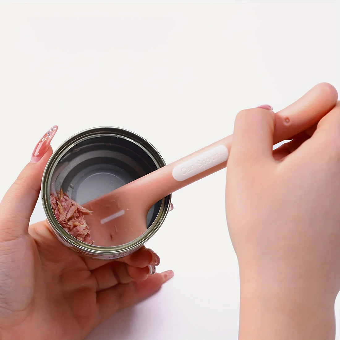 🥄 Multi-Functional Cat & Dog Canning Spoon – Lid Opener + Long-Handled Wet Food Scoop
