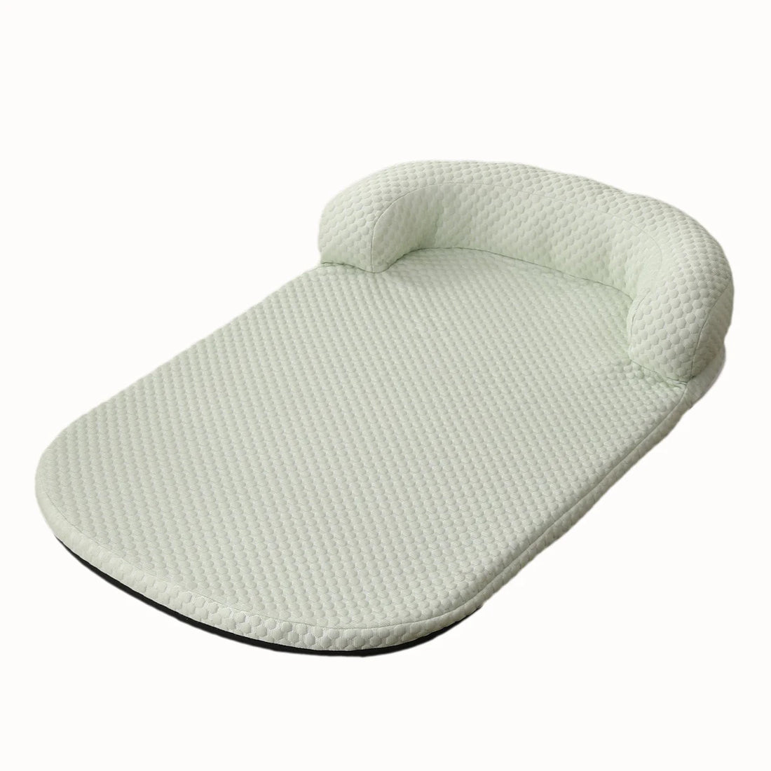 Breathable Spring & Summer Cooling Dog Bed with Pillow – Anti-Slip Ice Silk Fabric Pet Cushion for Small to Large Dogs & Cats