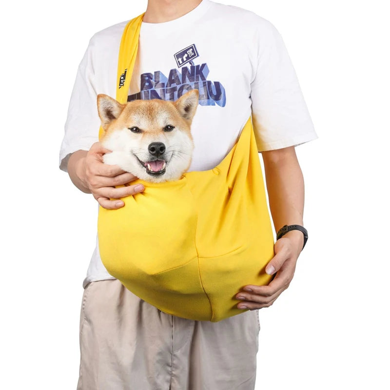 Pet Travel Shoulder Bag – Hands-Free Sling Carrier for Dogs & Puppies