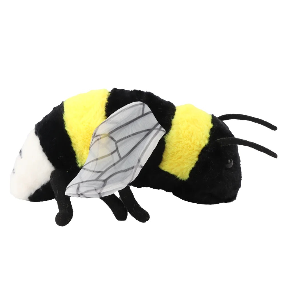🐝 Lifelike Bee Plush Toy – Soft Stuffed Honeybee for Kids & Home Décor 🍯💛