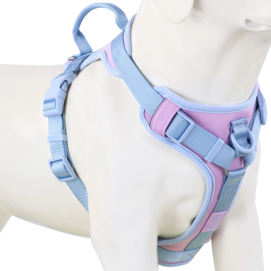 Splicing Color Dog Harness – No-Pull, Adjustable & Personalized