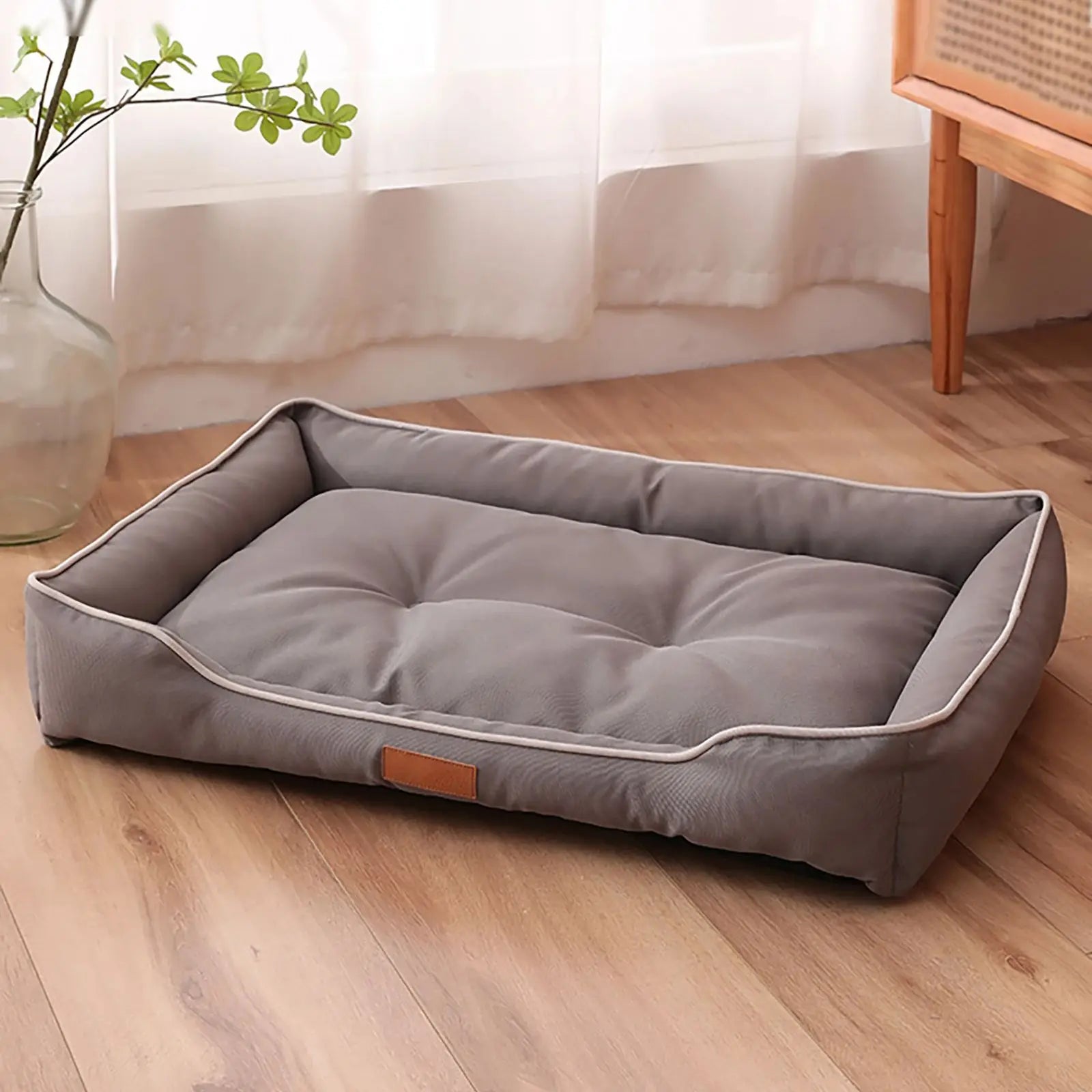 Waterproof Dog Bed – All-Season Oxford Fabric Pet Bed with Thickened PP Cotton Filling