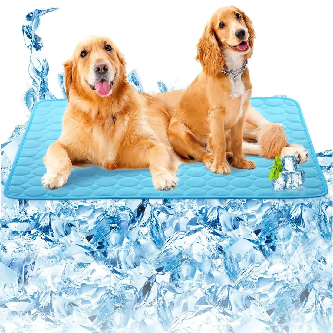 NONOR Dog Cooling Mat – Breathable Summer Pet Bed for Dogs & Cats, Self-Cooling Pad for Crate, Kennel & Car Seat