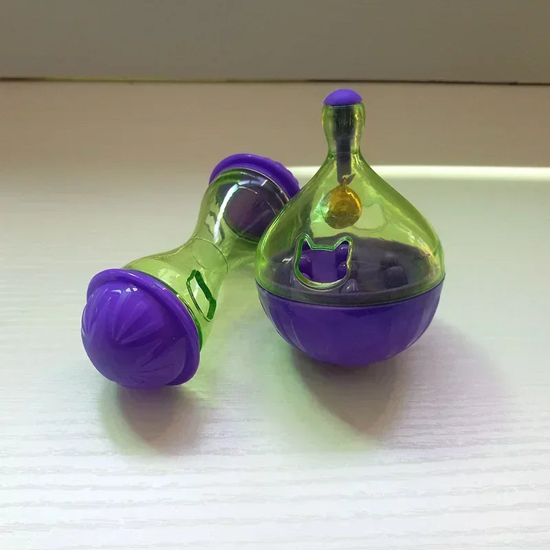 🐭 Interactive Mouse-Shaped Cat Treat Ball – Food Dispensing Tumbler Feeder