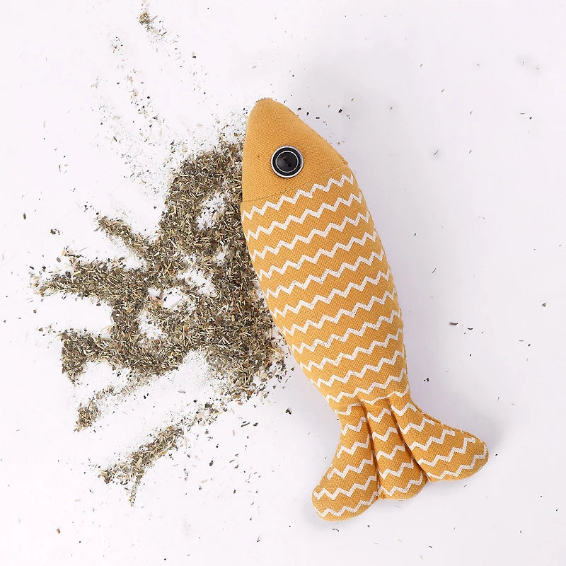 Fish Catnip Kicker Toy – Interactive & Chew-Friendly