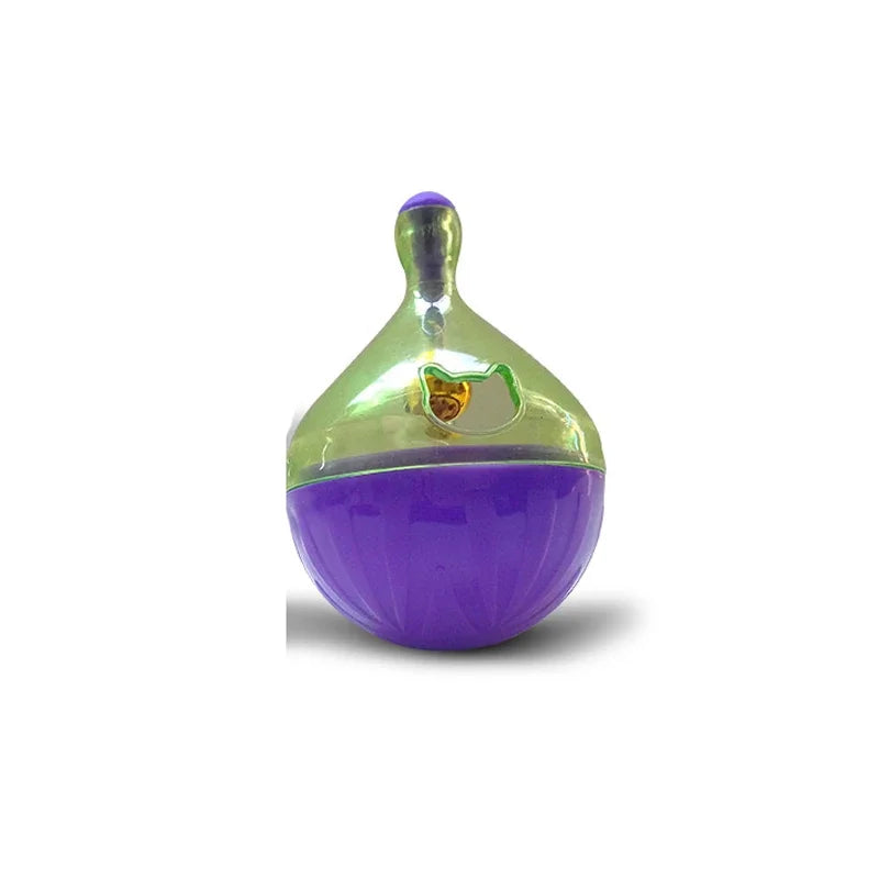 🐭 Interactive Mouse-Shaped Cat Treat Ball – Food Dispensing Tumbler Feeder