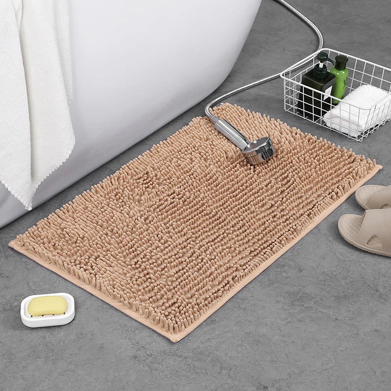 Chenille Plush Pet Mat – Soft Absorbent Dog & Cat Bed Pad, Cozy Seat Cushion for Crates, Bathroom & Pet Lounging