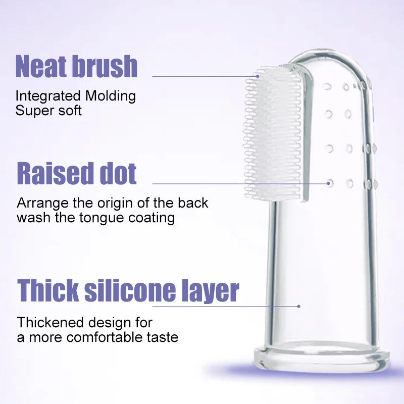 Silicone Soft Pet Finger Cuff Toothbrush
