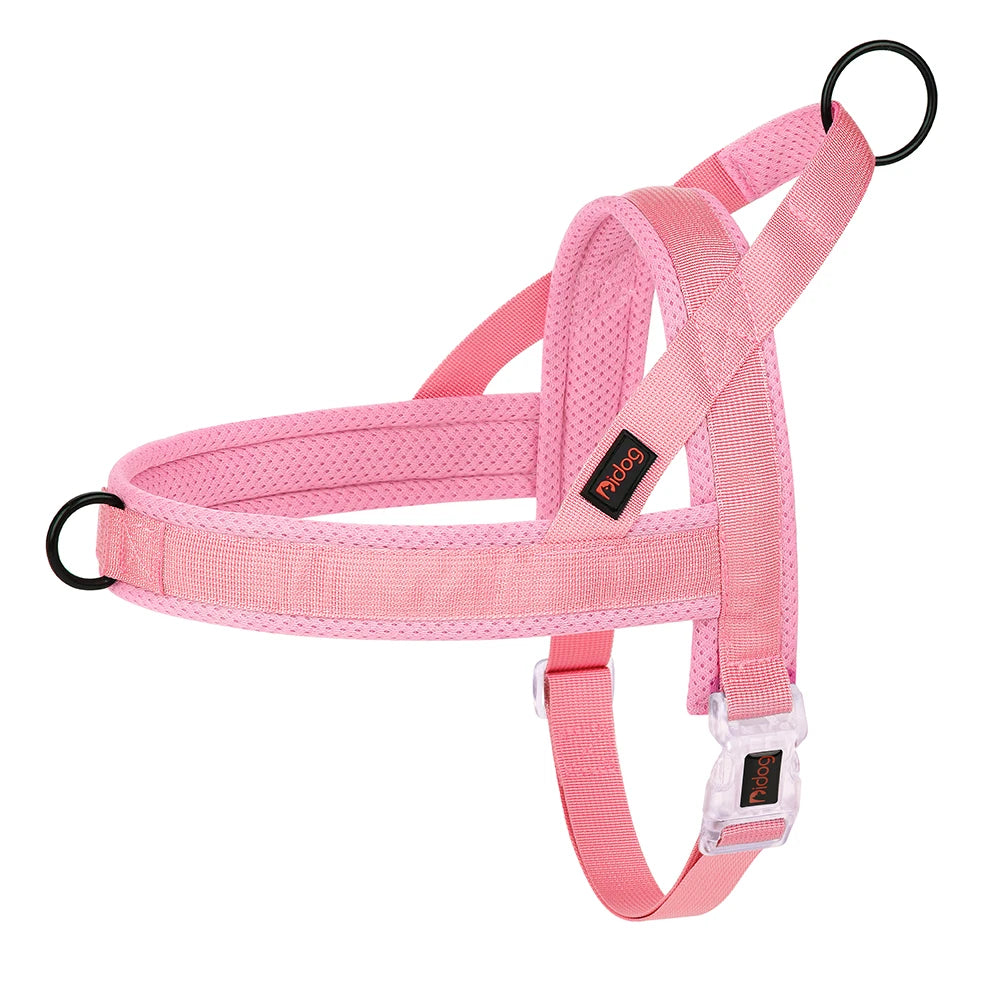 🐾 Soft No Pull Dog Harness – Padded Nylon Adjustable Vest