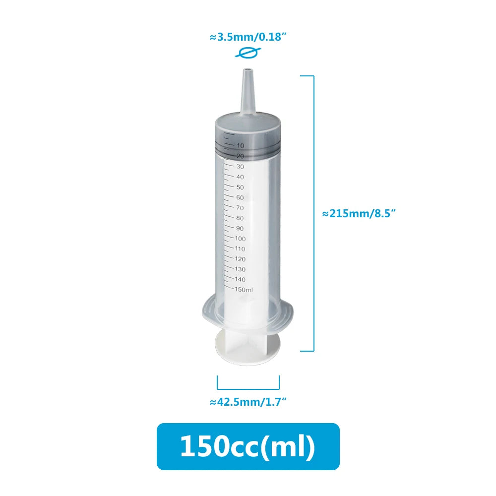 Multifunction Large Capacity Syringe with Hose – 100ml-550ml Pet Feeding, Oil, Fluid Injector