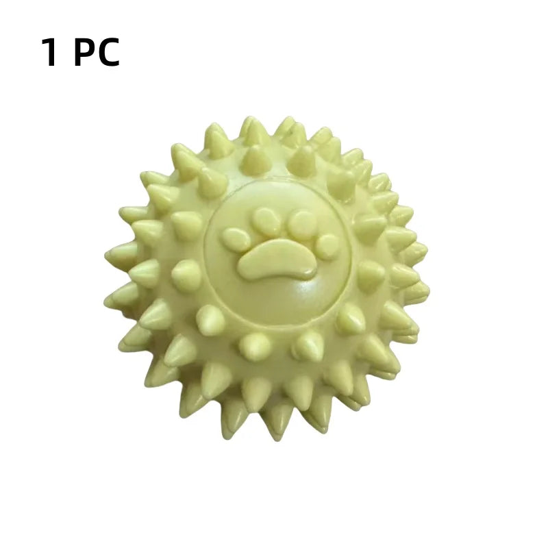 Rubber Chew Ball – Interactive Tooth Cleaning Toy for Dogs & Cats