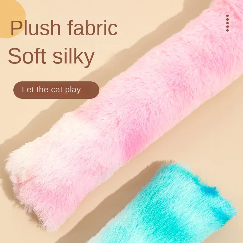 Interactive Cat Kick Sticks – Plush Catnip Toy for Teeth Cleaning & Indoor Play