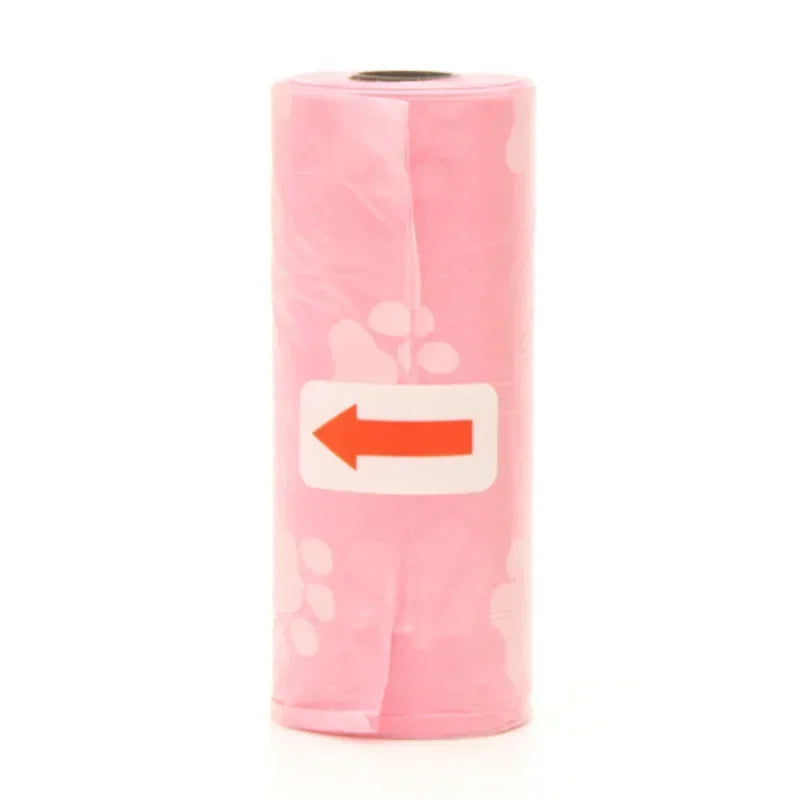 15 Bags/Roll Dog Poop Bags – Leak-Proof Refill Rolls for Outdoor Pet Waste Disposal