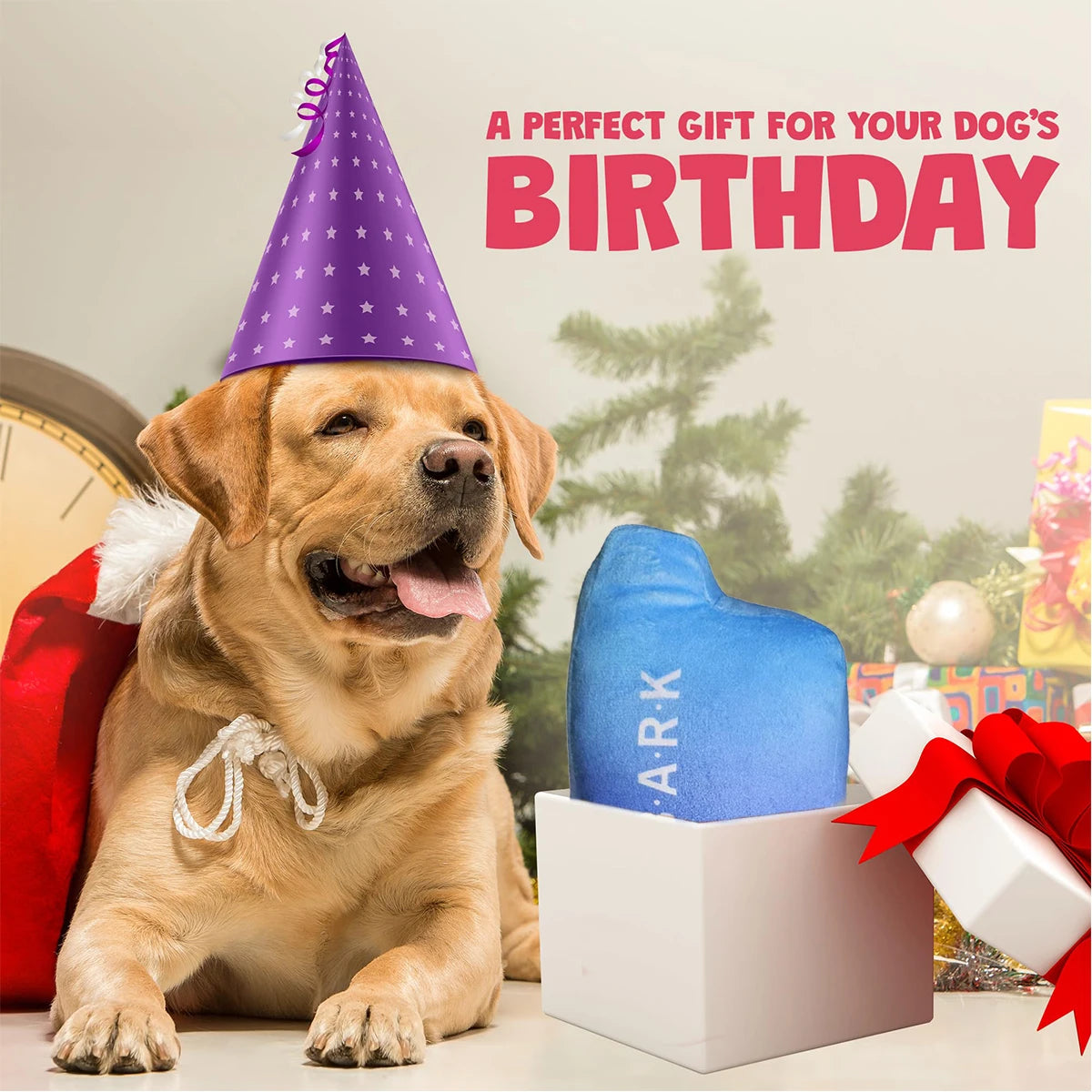 Funny Dog Toys with Squeaker – Cute Parody Plush Puppy and Dog Toys for Small, Medium & Large Dogs