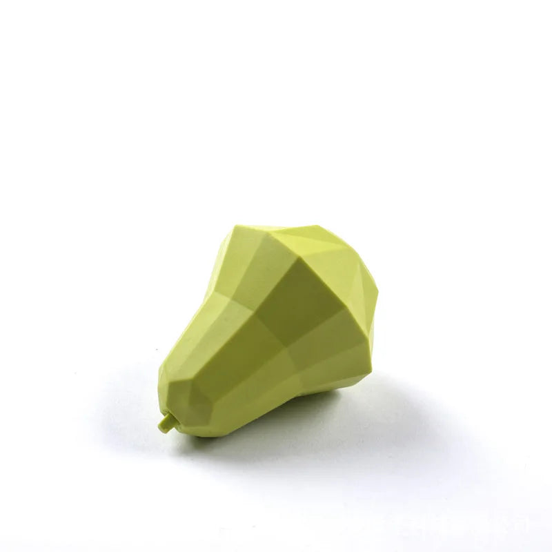 Rubber Dog Ball Chew Dispenser – Squeaky Food-Leaking Tooth Cleaning Snack Toy for Puppies & Dogs