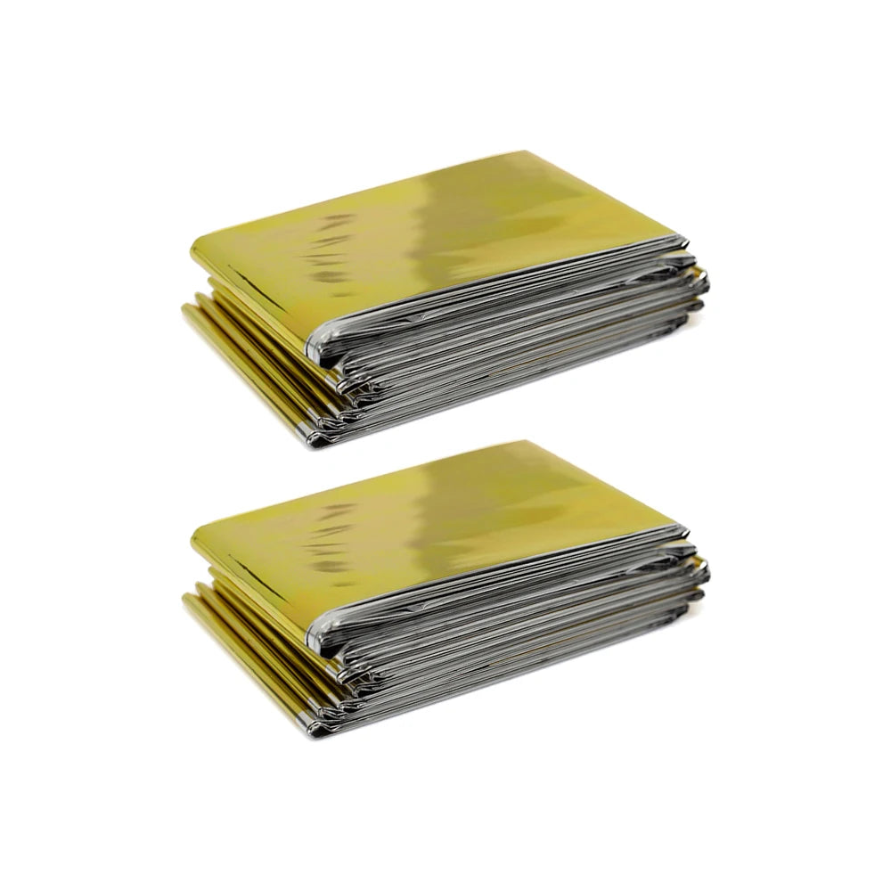 Emergency Thermal Blanket – Waterproof, Windproof Survival Rescue Blanket for Outdoor First Aid & Camping