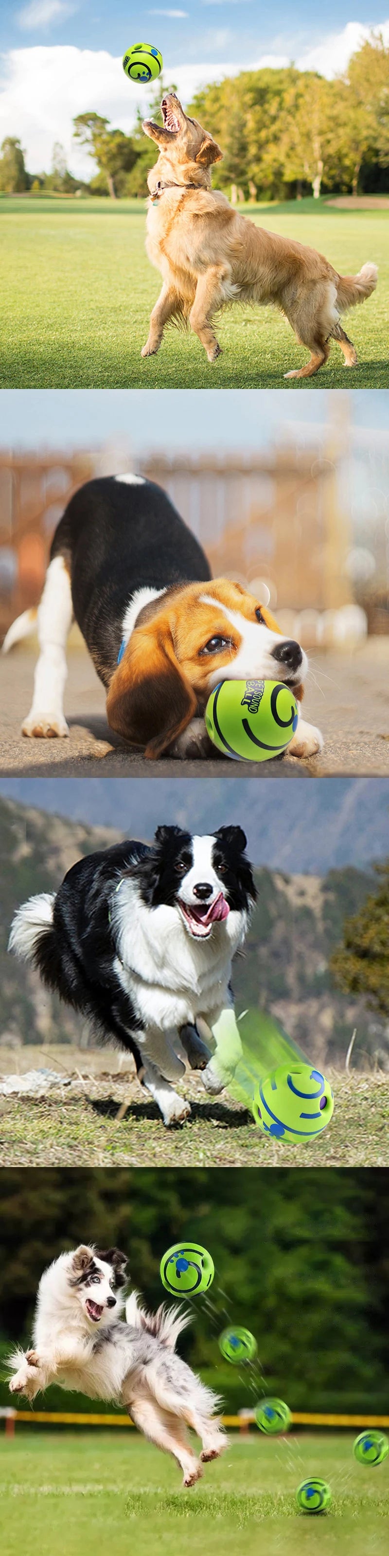 Wobble Wag Giggle Glow Ball – Interactive Dog Toy with Fun Giggle Sounds & Glowing Effect
