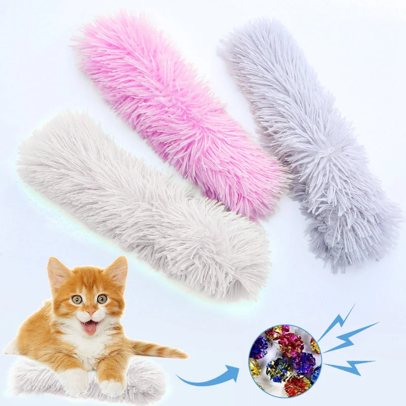 Plush Catnip Chew Toy – Soft Cat Pillow Teaser for Interactive Play