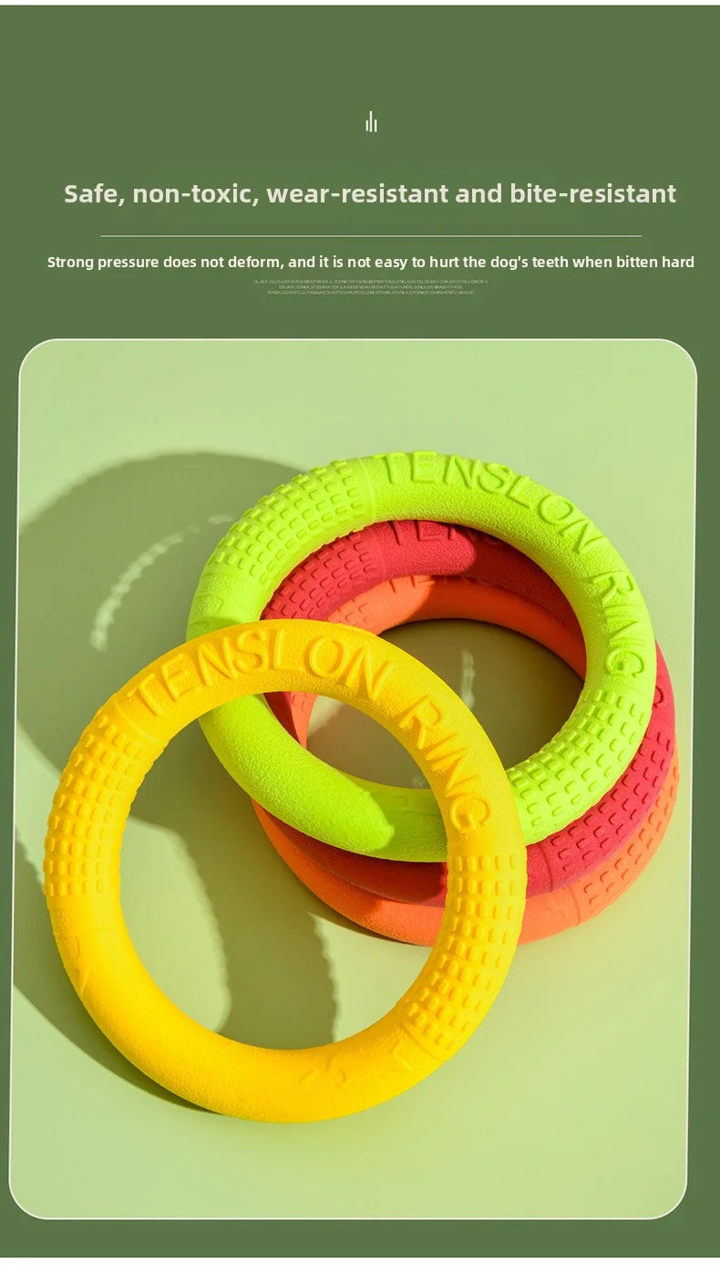 Dog Flying Disk Training Ring – Floating TPR Toy 🥏🐾