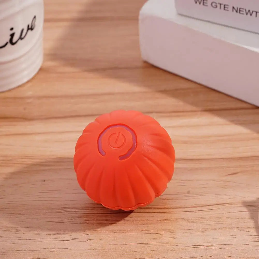 ⚽ Automatic Smart Moving Dog Toy Ball – Interactive Jumping Chew Toy (USB Rechargeable) 🐾💨