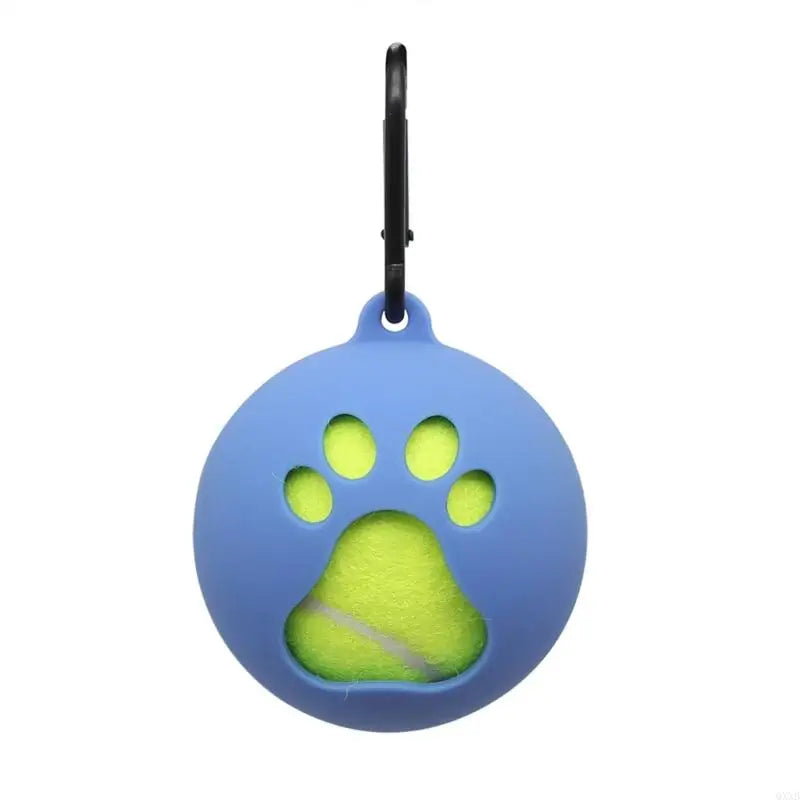 QXNB Tennis Ball Holder with Dog Leash Attachment – Hands-Free Pet Ball Cover Holder for Walks & Training