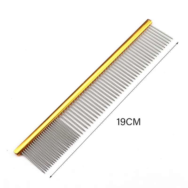 Light Aluminum Pet Grooming Comb – 6 Colors Available