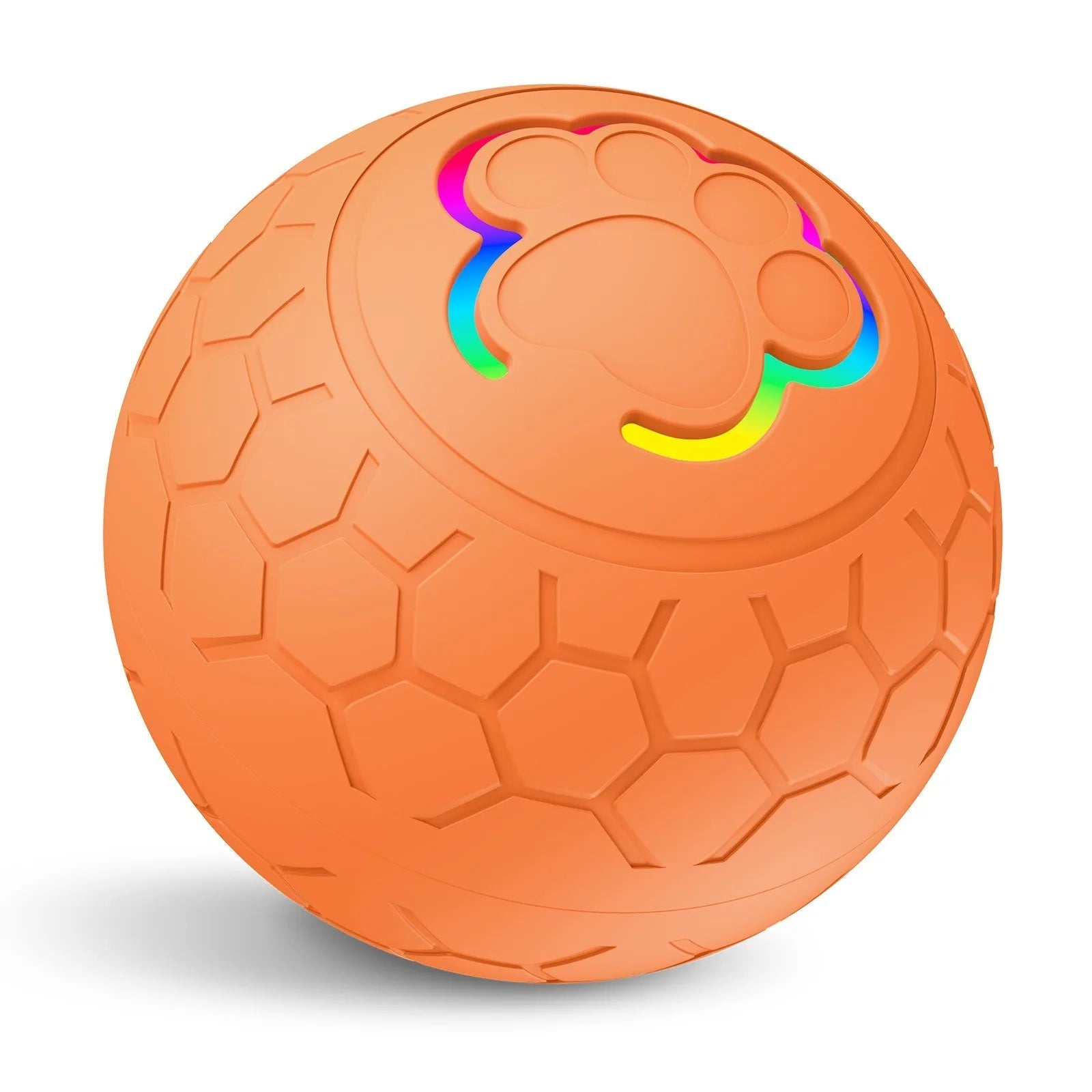 Smart Dog Toy Ball – USB Automatic Bouncing Rolling Ball with RGB Lights