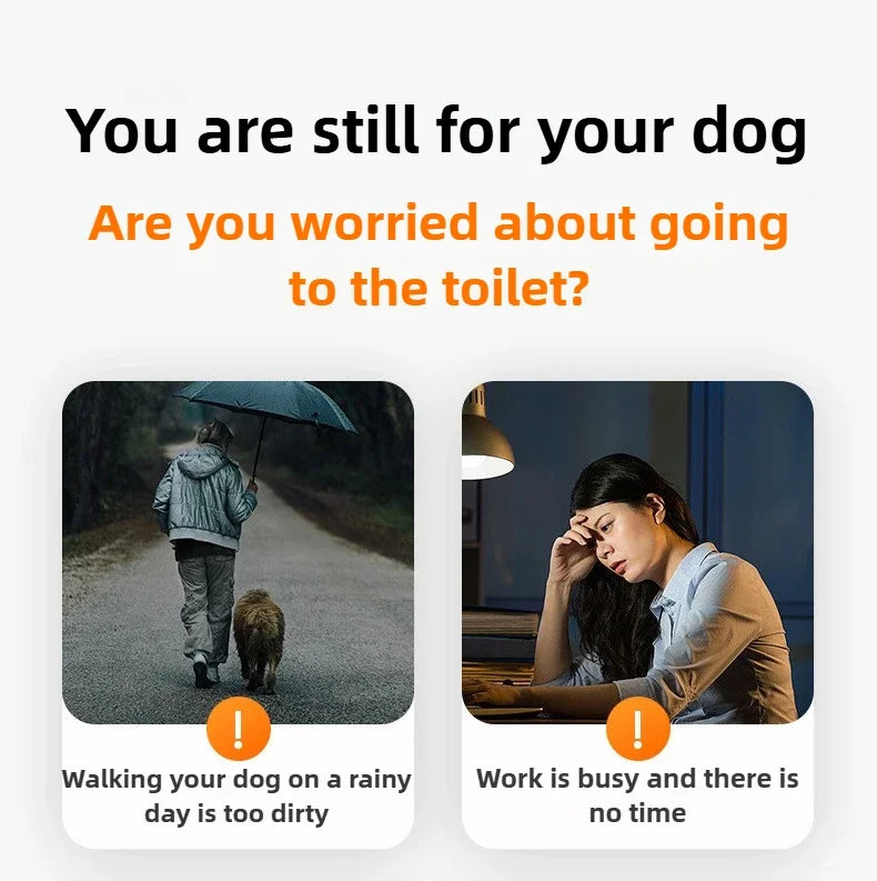 Extra Large Dog Toilet Tray – Splash-Proof, Reusable & Easy-to-Clean Indoor Pet Potty Training Pad Holder