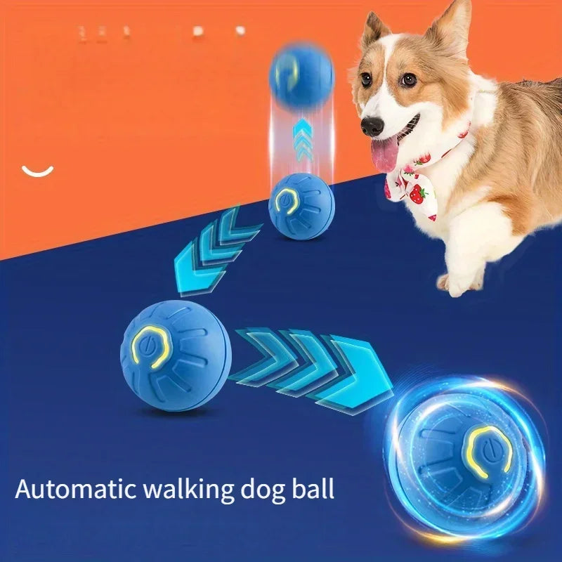 Smart Dog Toy Ball – Automatic Bouncing, USB Rechargeable, Interactive Pet Toy