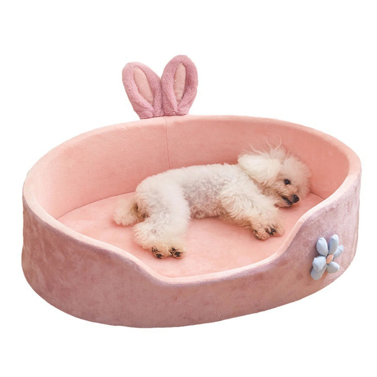 Detachable & Washable Pet Bed – Soft Comfortable Four-Season Dog & Cat Sleeping Bed